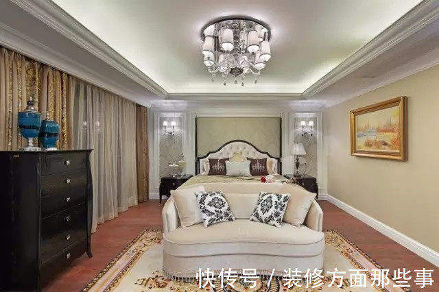 三居室|160平欧式三居室,夜幕下一盏鹿角壁灯让人觉得温馨