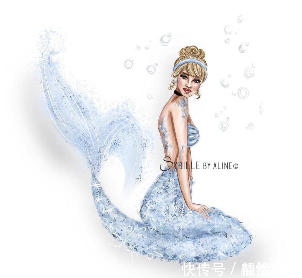 茉莉公主|迪士尼公主集体变身“美人鱼”,花木兰比艾莎还美,莫阿娜像大妈