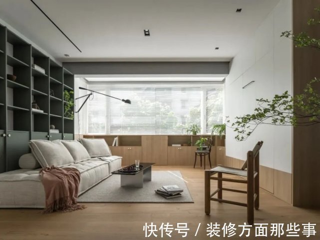 原木风|92㎡两室原木风,入户镂空玄关,全开放式餐厨厅,双蹲便+三分离