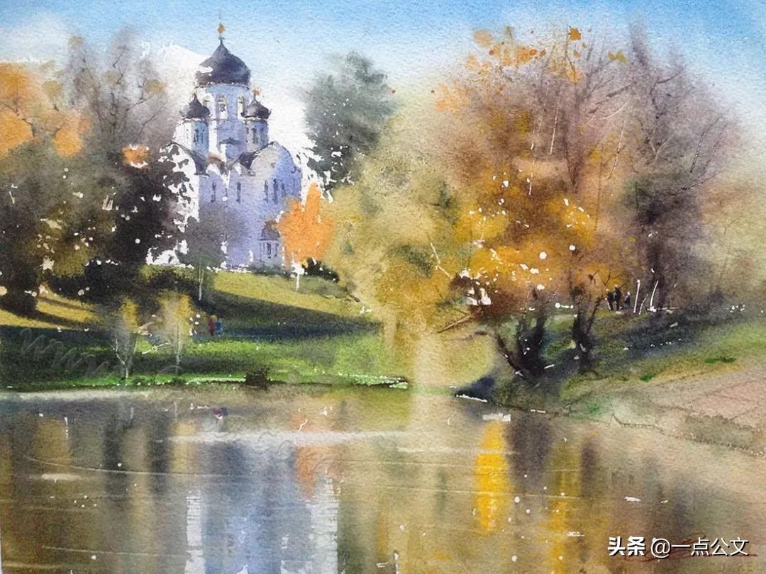 艺术家|流淌的水彩原来是这样的：充满活力与动感