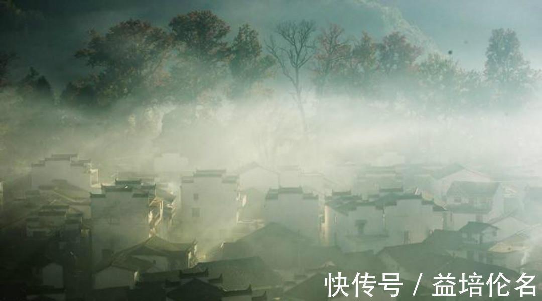 游园不值#叶绍翁这首经典的七绝《烟村》,也是一首难得的佳作,写得很唯美