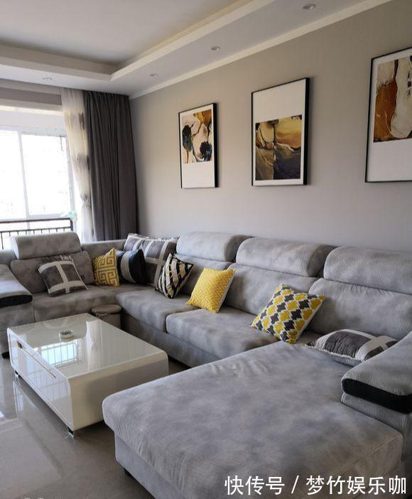 现代|9万打造85平现代简约新房!老婆日夜操劳的心血!都夸客厅大气!