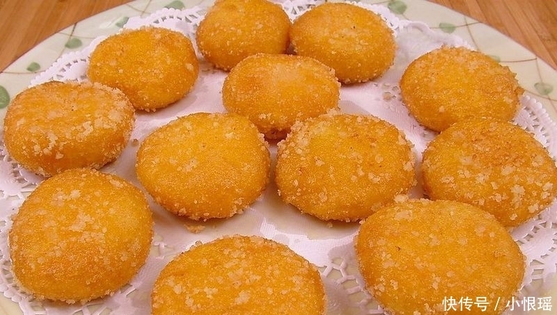 简单|外面卖2块钱一个的炸糕,在家10块钱做一锅,比炸油条还简单