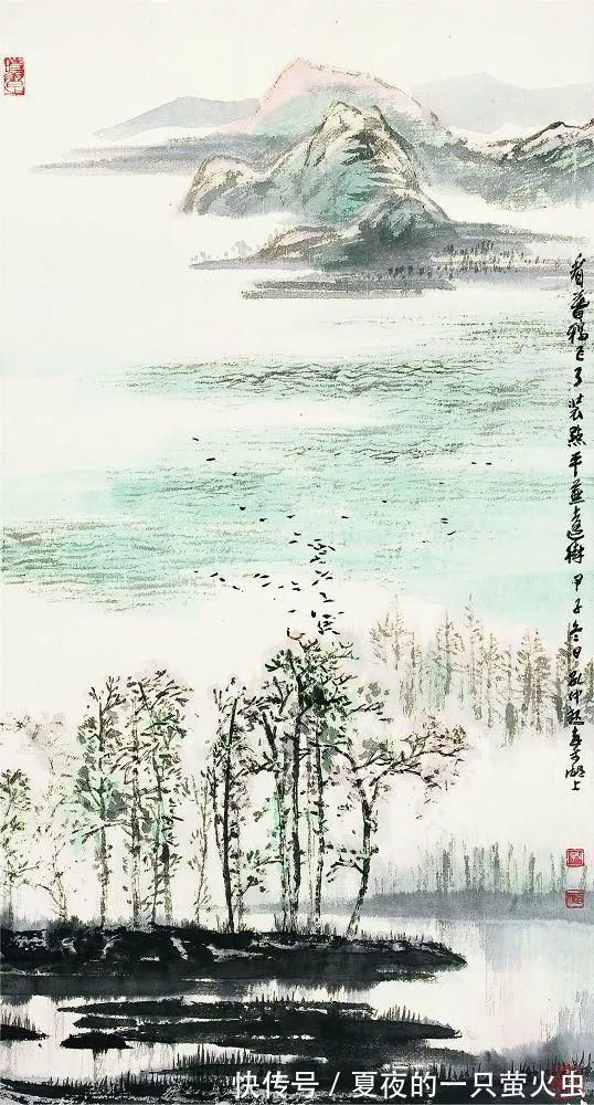 浙江潮|胸有万水千山,自然云生水起——孔仲起山水画欣赏