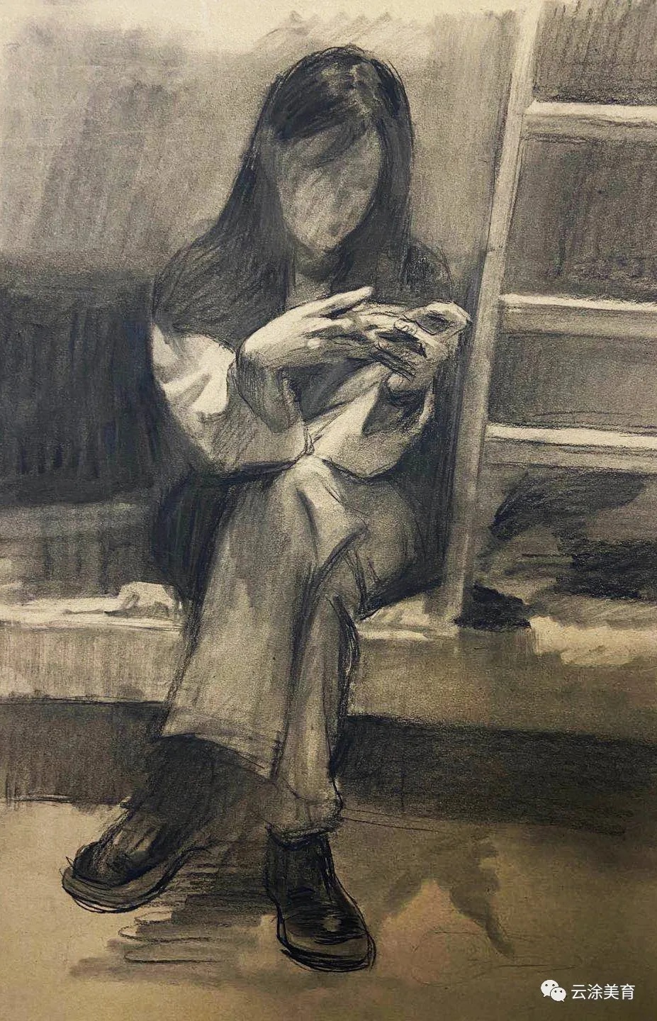 图二&央美附中速写与联考速写的本质区别