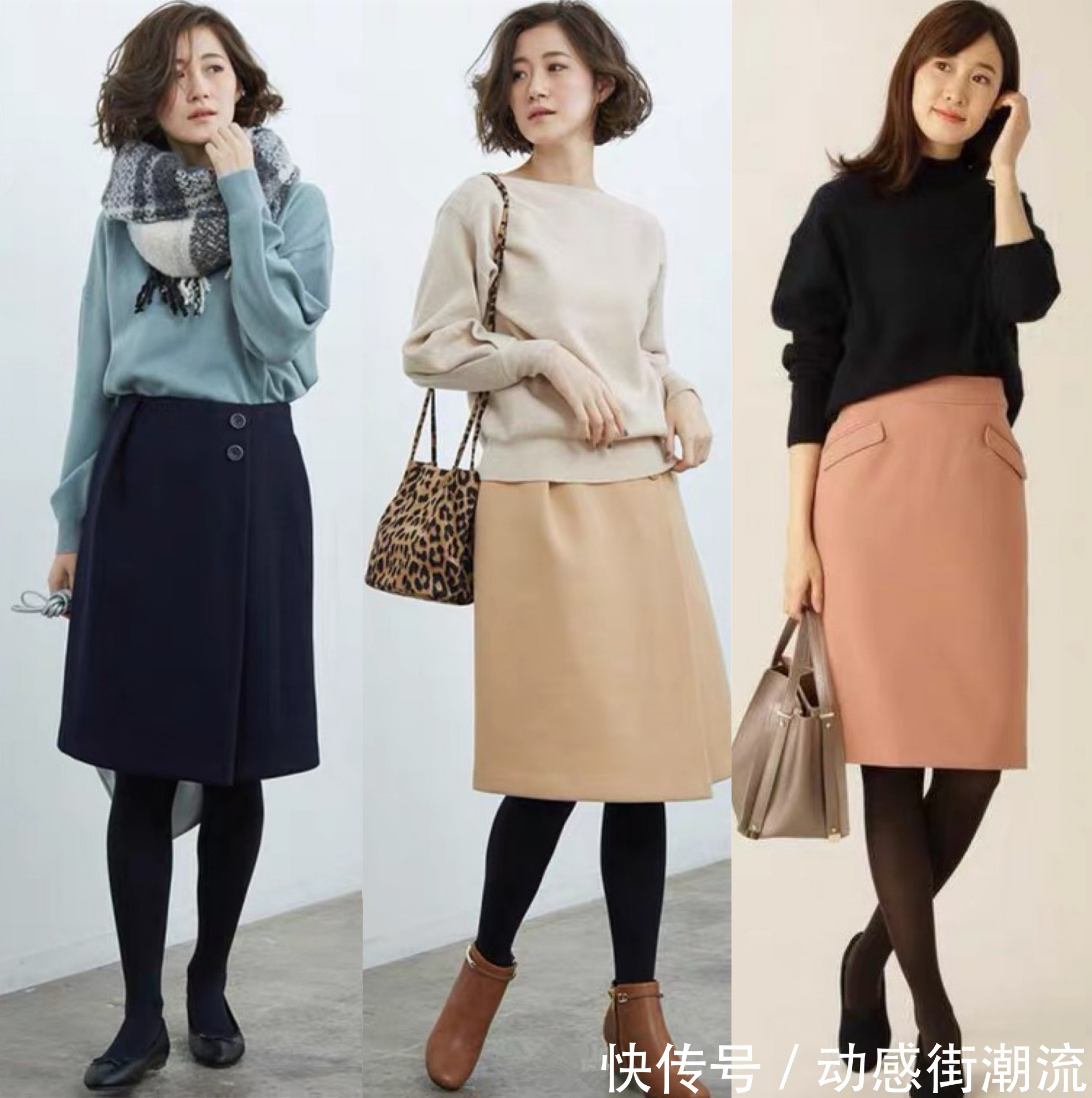 秋冬|女人过了40岁,别总穿卫衣牛仔裤!学美女这样穿更时髦显高级