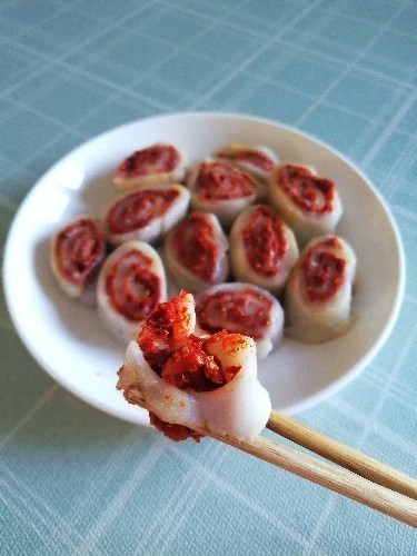 粉做的美食|糯米粉这样做,不加一点糖,上锅蒸一蒸,出锅软糯香甜好吃