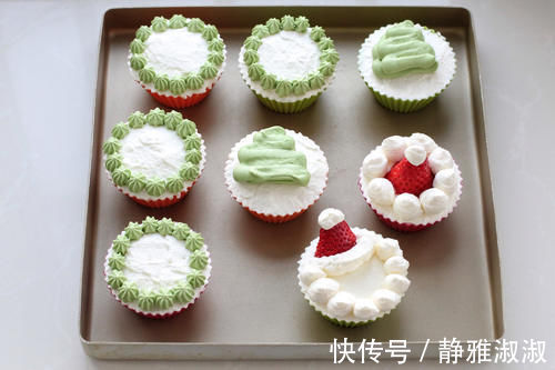 自制圣诞小清新蛋糕,稍加装饰就能惊艳众人,细腻香甜好看又好吃