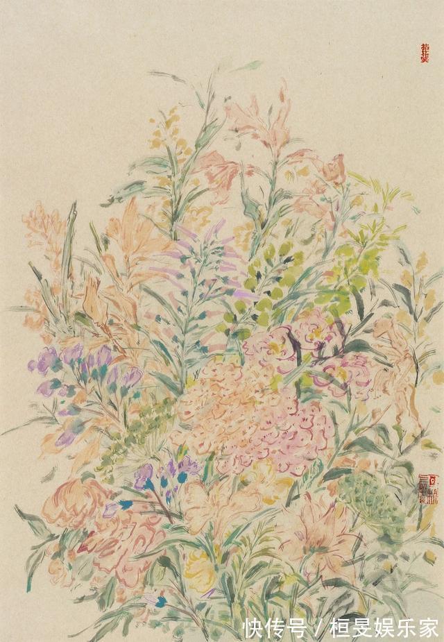 生命&画家对生命的理解可能都在她的画中,用一束花来表达自己的想法