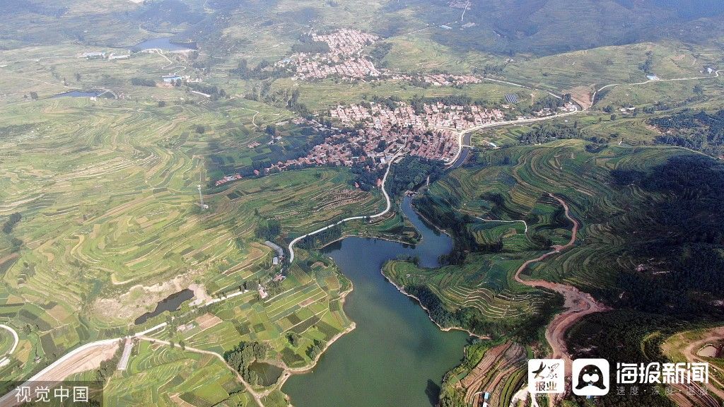 梯田|图看日照｜500米高空俯瞰壮美梯田