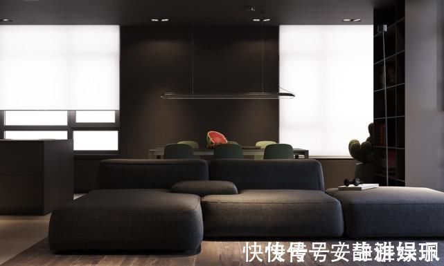 现代|灵活的深灰色的现代装饰设计，大气又漂亮