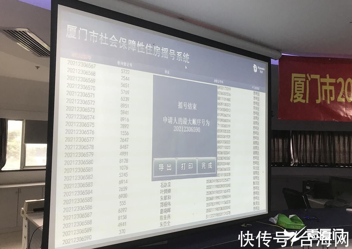 保障性商品房|厦门2021年第三批保障性商品房摇号结果出炉：4800户家庭入围申请