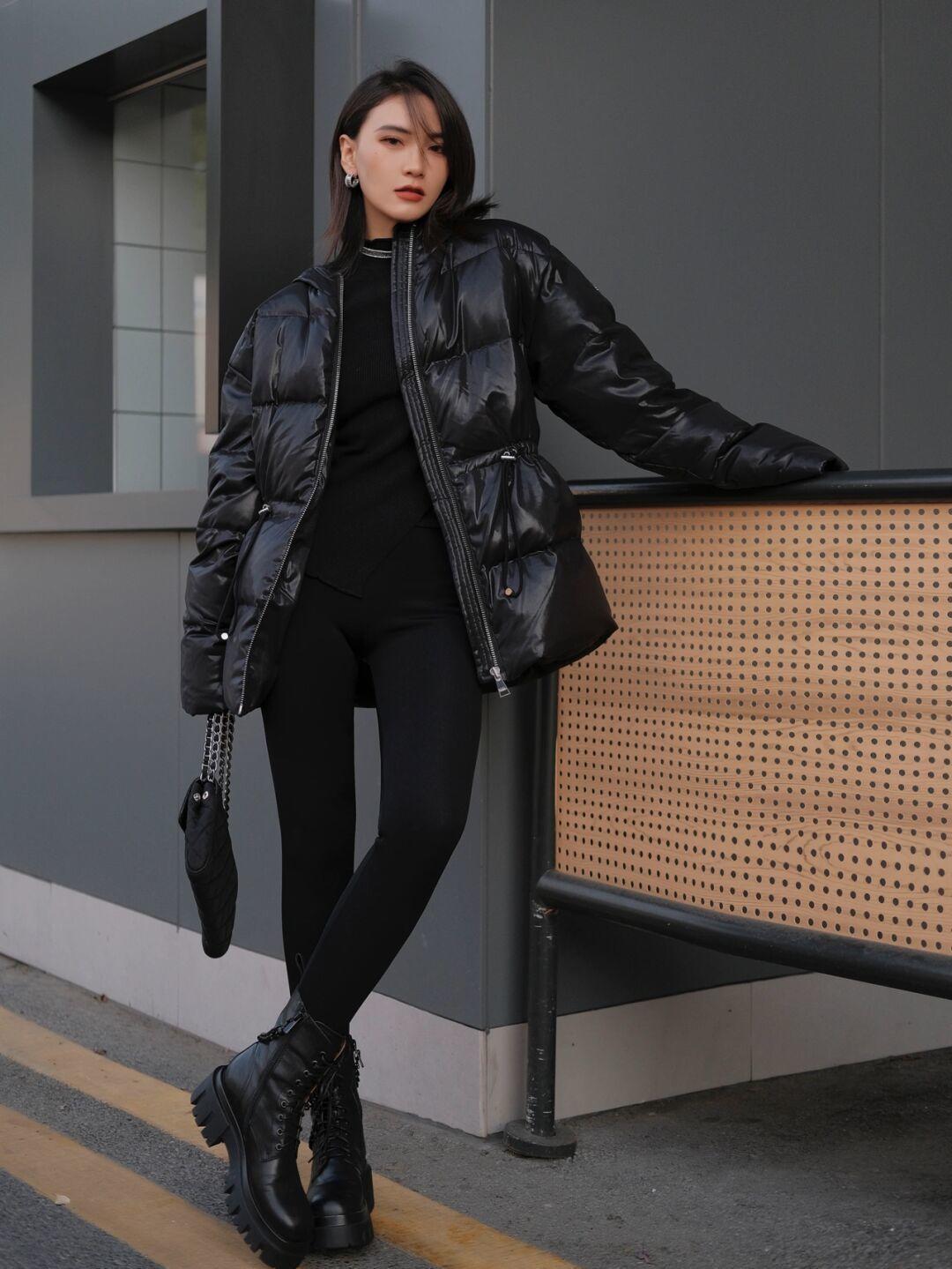 视觉效果|看潮人街拍就知道,羽绒服才是yyds,教你穿出好气质