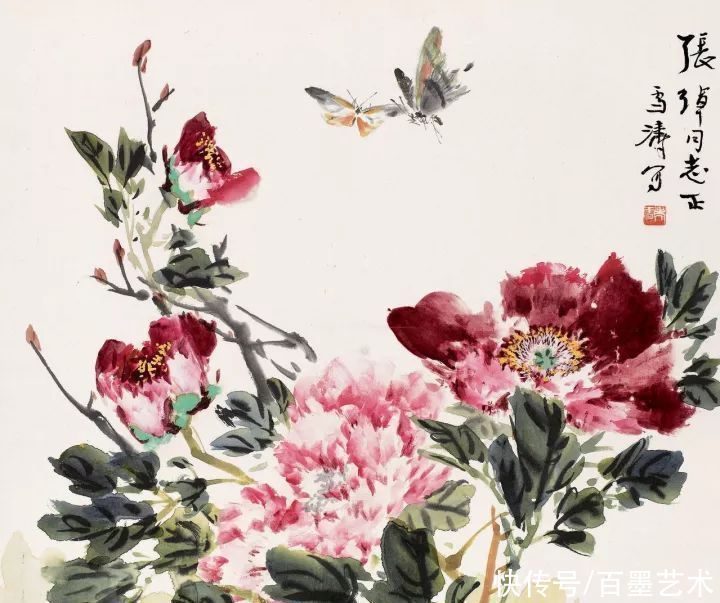小写意|唯有牡丹真国色!小写意牡丹画150幅,美醉了