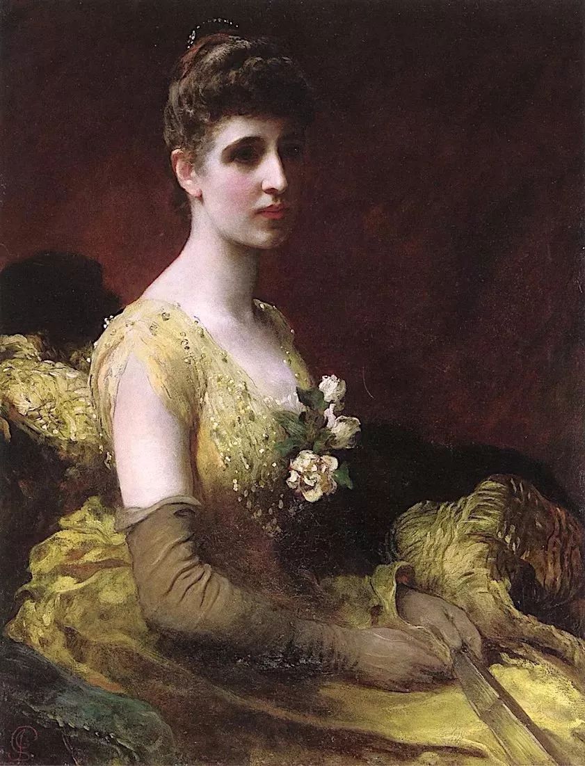 利奥波德|詹姆斯·桑特丨笔下维多利亚女子,润玉雕琢般柔美