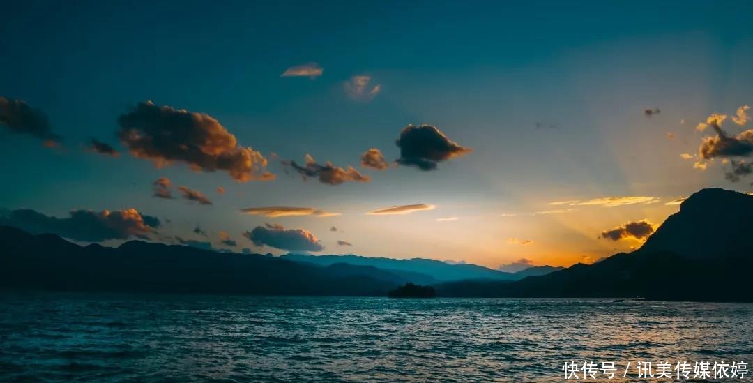 晚霞|五月的泸沽湖，美得不像话！