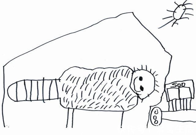 花式秀!儿子画成什么样,爸爸就能P成什么样子,花式秀父爱坐拥百万粉丝