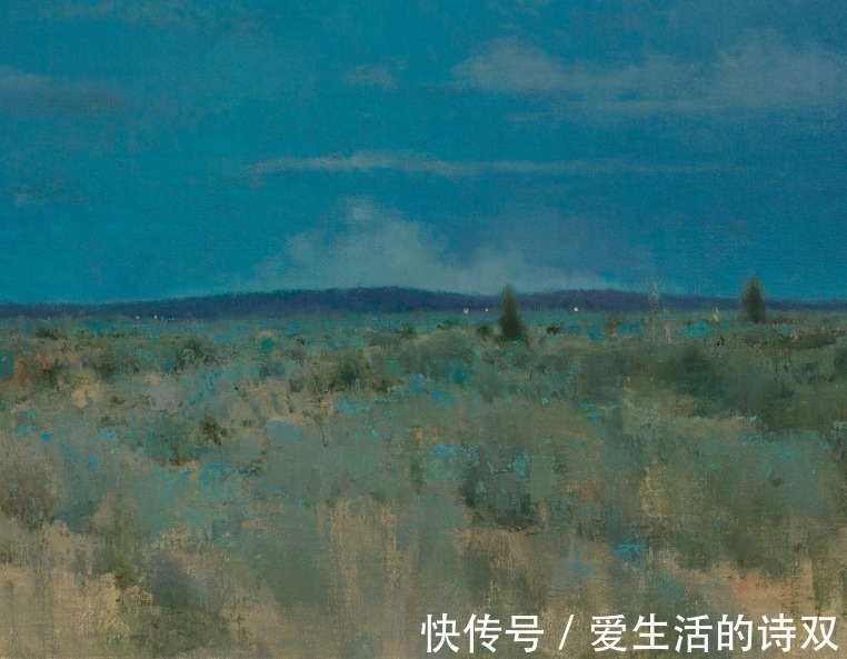 卢伯克$大卫·格里芬的风景油画高清图,放大看,更迷人