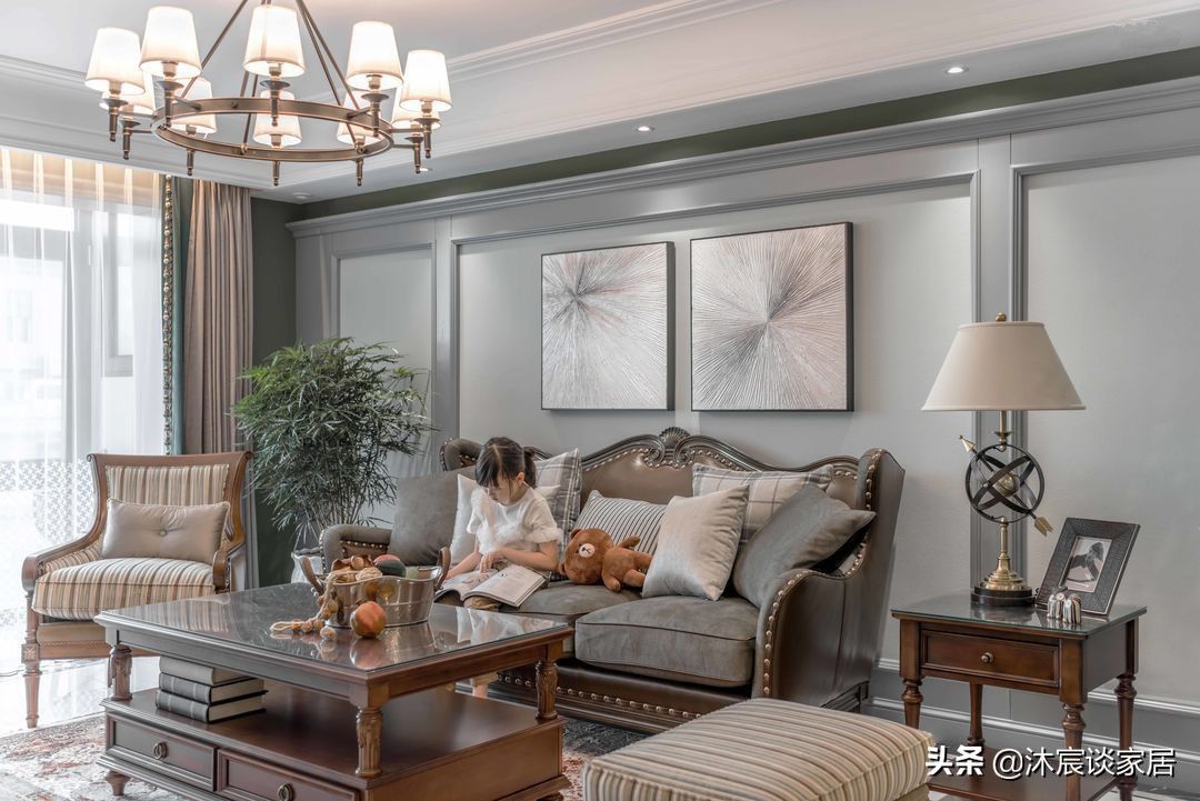 美式|她不要“网红”风格,新家装成经典美式风,随处可见的优雅与浪漫