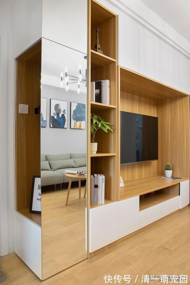 收纳|夫妻俩买下57㎡二手房,重新装修后成温馨美居室,引众多人羡慕