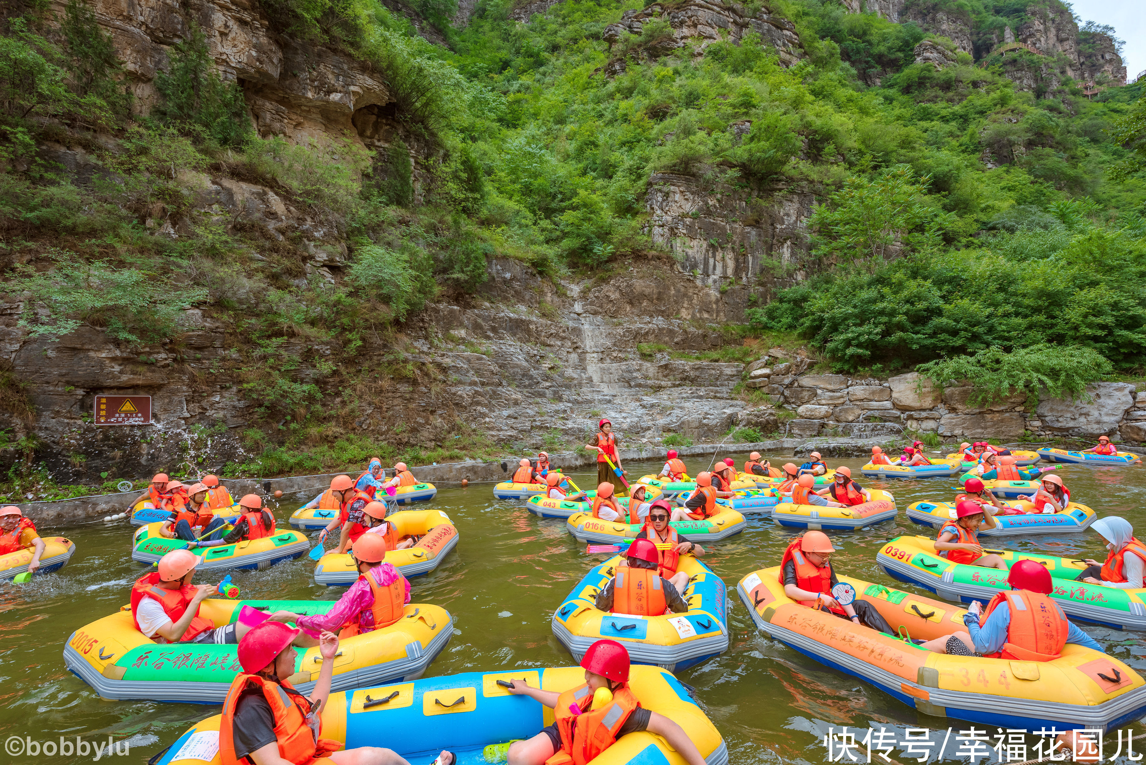 桂林山水|看山这里似桂林，玩水这里能漂流！房山乐谷银滩，激情与清凉同在