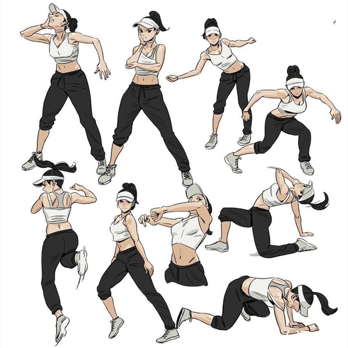 人物|动漫中的舞蹈动作是怎么绘制出来的,流畅的动作后面是大量的原画