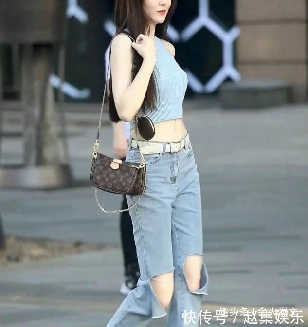 高跟鞋|要个性还是选“破洞裤”，时髦又显瘦，轻松穿出高级感！