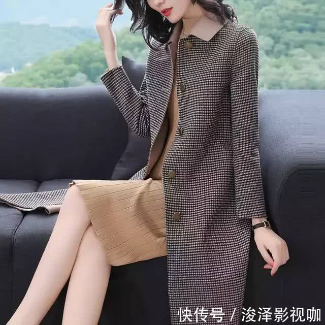 赫本风|再给你强调下女人穿大衣别配小衫,冻腿!学下面这么穿,贼美