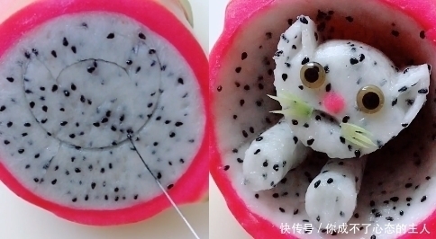 火龙果|美术生用“水果”作画,开局:瞎凑什么热闹?结局:萌翻了!