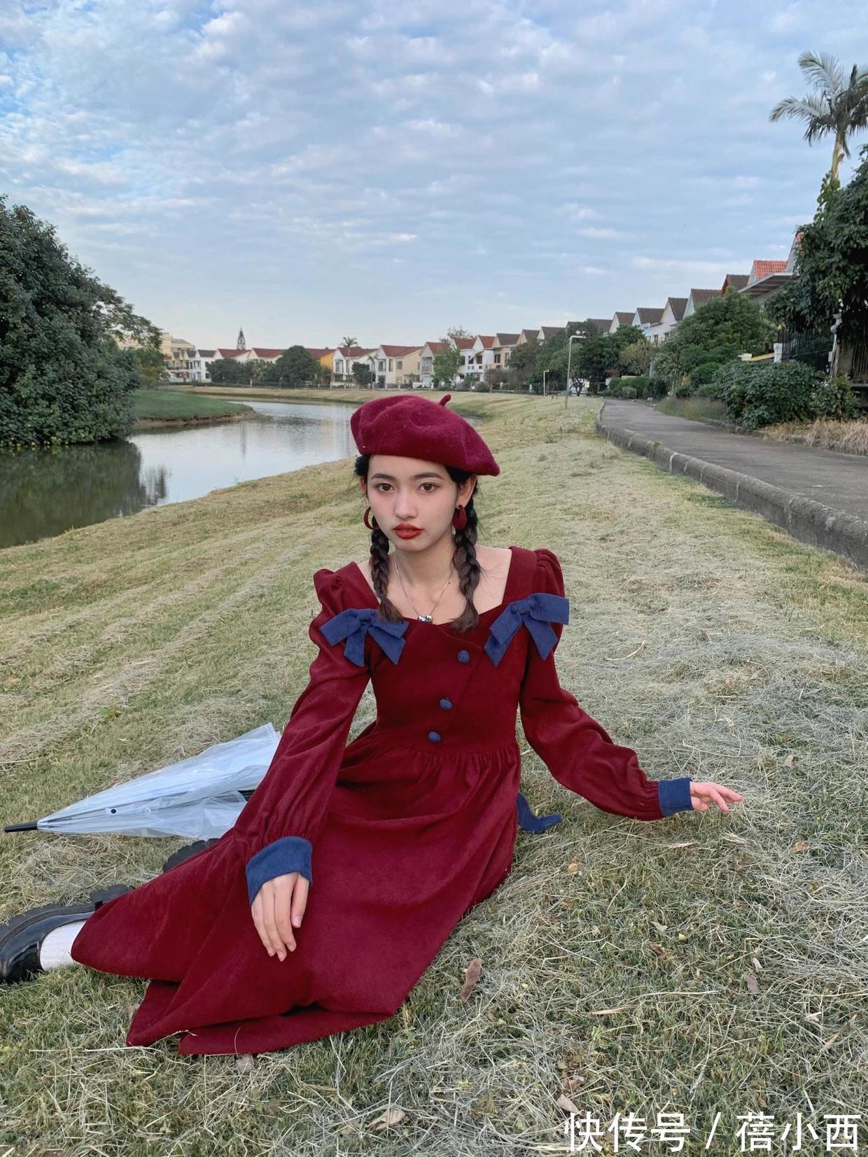 战袍|新年战袍你准备好了吗?“红色连衣裙”吸睛满分,优雅又有女人味