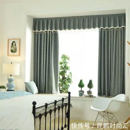 布帘|卧室有飘窗窗帘要怎么装?别等装错了再来后悔,这样做能避免踩雷