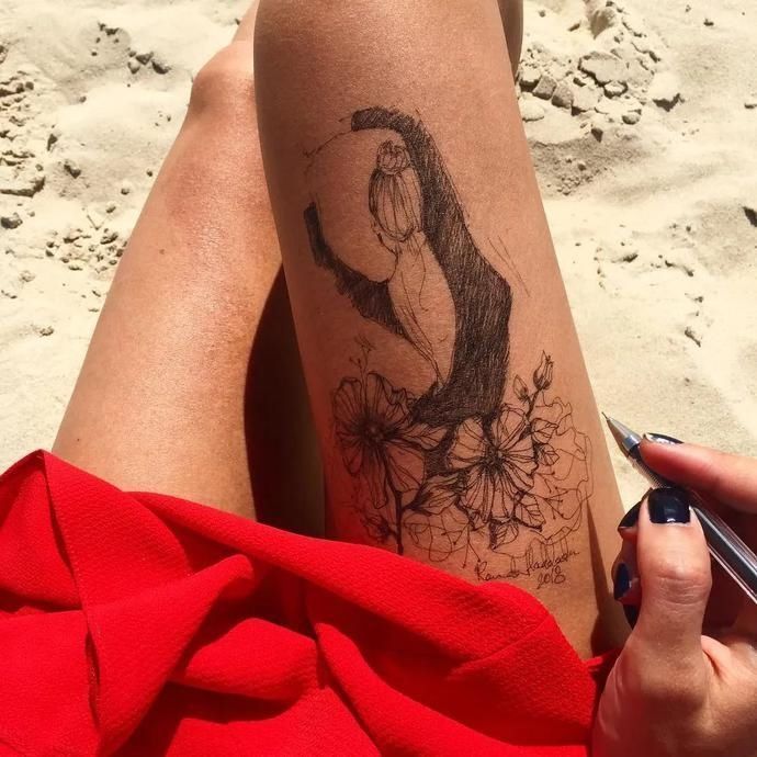 裙子|当她们掀开裙子,露出“惊艳”的大腿时,所有人都看呆了