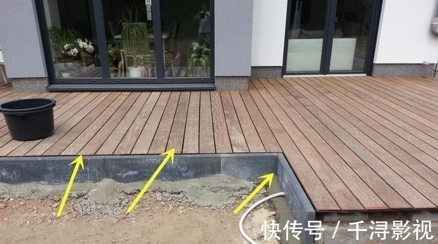 水泥|院子别再整水泥地面了,铺满甲板就有7种设计,能多个共享休闲区