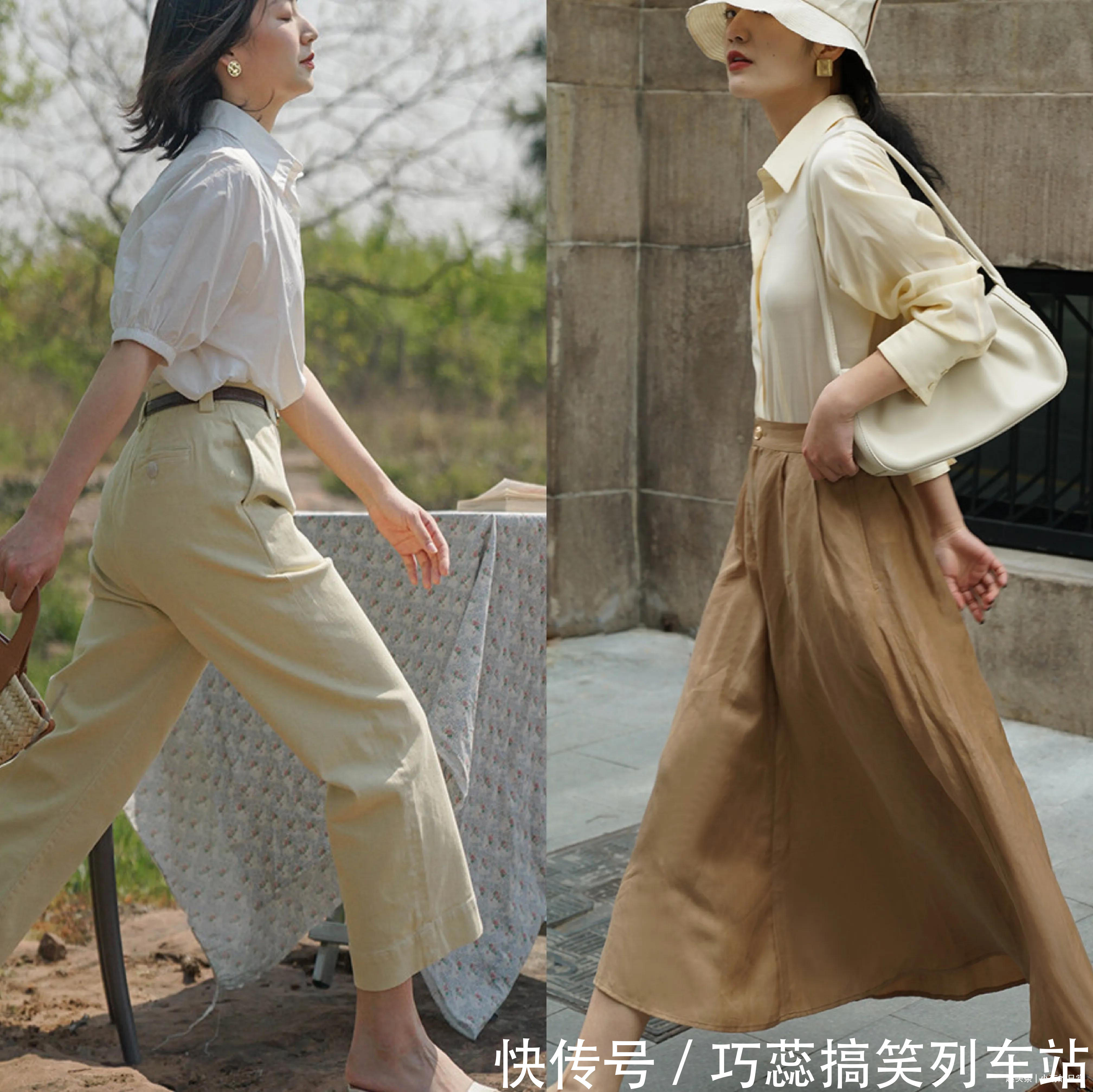 藏青色 悄悄告诉你:“衬衫”今年流行这几款,30+女人也能穿出20岁感觉