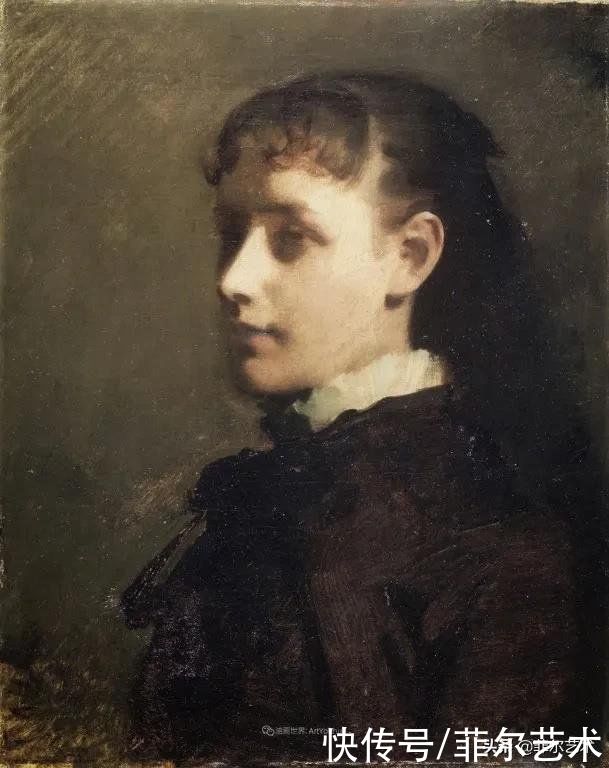 人物|空灵的天使，精美绝伦~雅培·翰德逊·泰勒女性人物油画作品欣赏