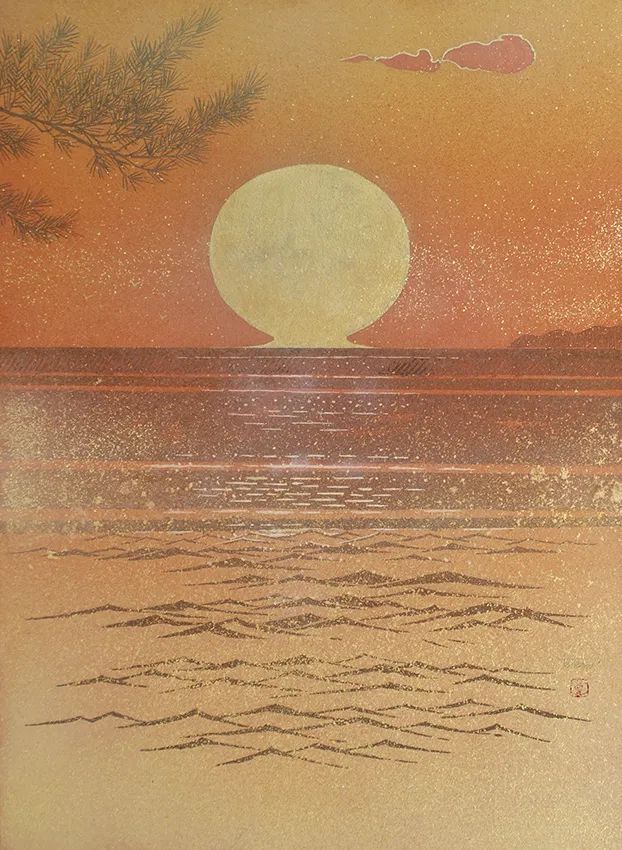 画家#这位日本画家的画有一种静谧的精致感,唤起一种沉思、空灵的感觉