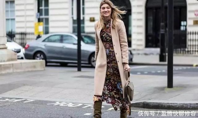 互搭|大衣+裙子=冬天最优雅的女神装