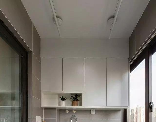 洗手池|同样是一个阳台,别人家的阳台这样装,真是漂亮又实用