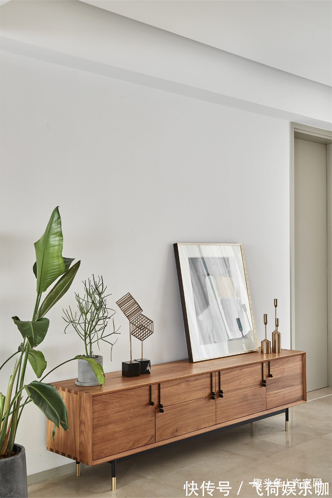 视觉感|95平三房北欧,复古的视觉感,柚木渐变的美感,创造家庭幸福感!