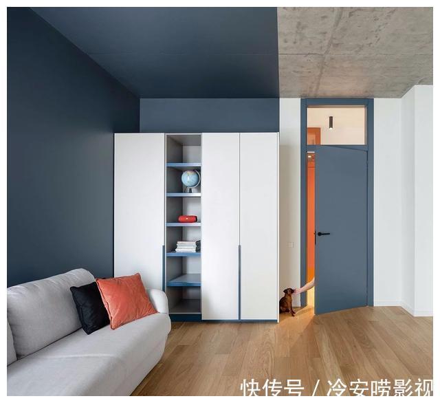 灰衣柜|250㎡,一家五口的梦幻游乐园,极简与色彩的完美碰撞!