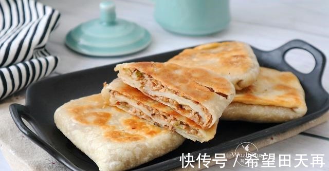 笋干|懒人早餐烙饼，香酥又入味，做法简单几分钟，全家都爱吃！