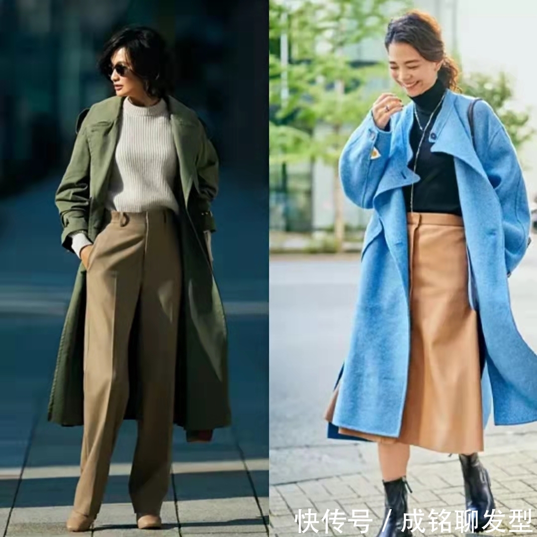 领口|既然不再年轻,那就穿得优雅,三种大衣搭配法,时尚保暖两不误