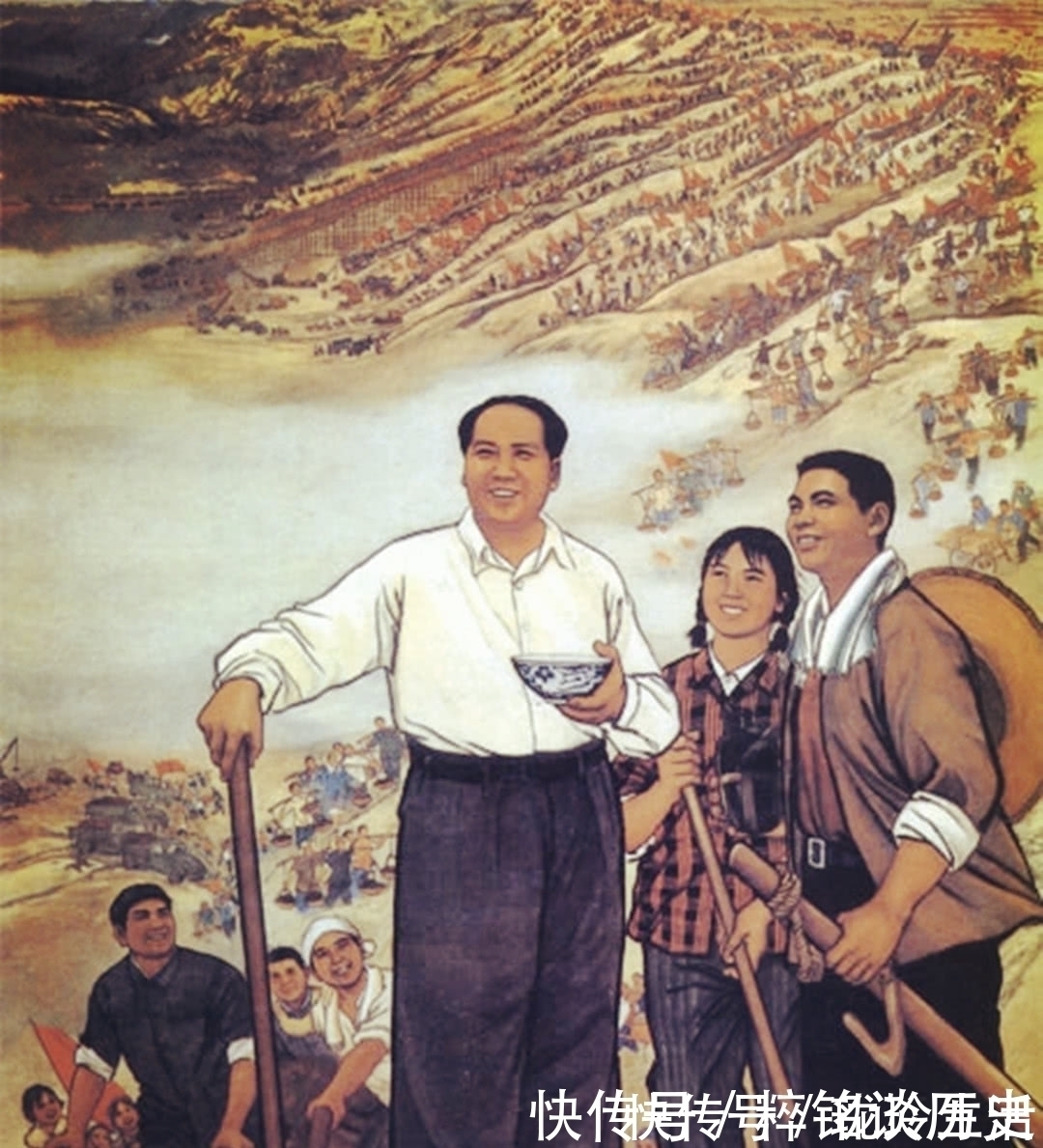 国画$关于毛主席的几幅珍贵国画,艺术的笔触渲染历史的回声