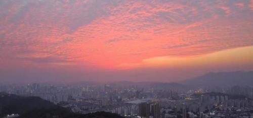 老年|美上了天！福州云彩刷屏了