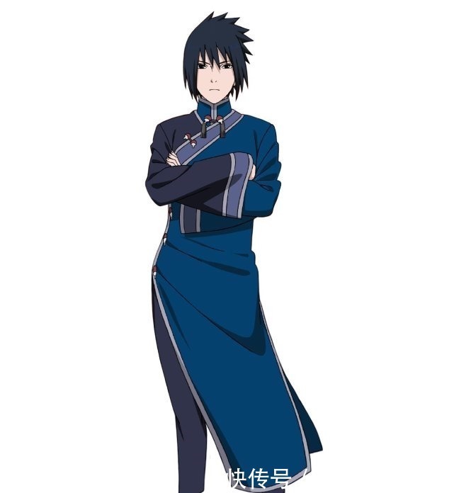 雏田|当火影忍者换上中国风,佐助的腰抢镜,鹿丸一身绿