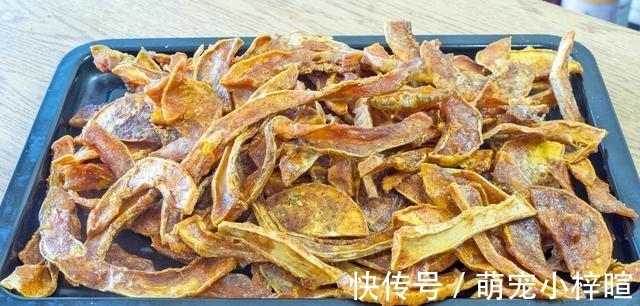 好不好吃|12斤老南瓜制成1斤南瓜干,嚼劲十足,还不怕胖,孩子点名要吃!
