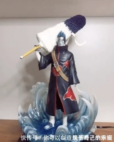 火影迷|花几百买的鬼鲛手办,结果鲛肌却像一根雪糕,网友:真香!