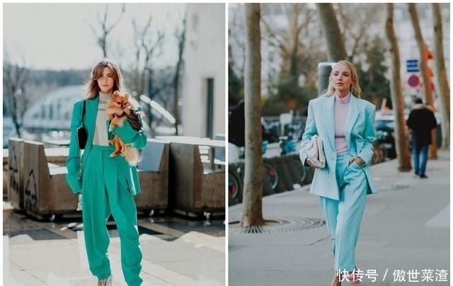 过时|黑白灰过时了,今年秋天流行甜甜的马卡龙色,内搭外套都好看