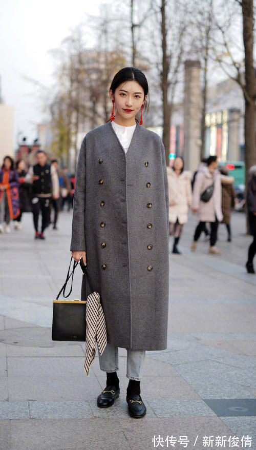 长裤 今年火了一种穿搭,叫:大衣+长裤,时髦显高,小个子都爱不释手