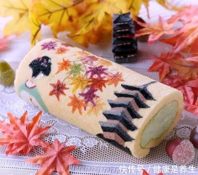 不忍下口的彩绘蛋糕卷,治愈你的小情绪!